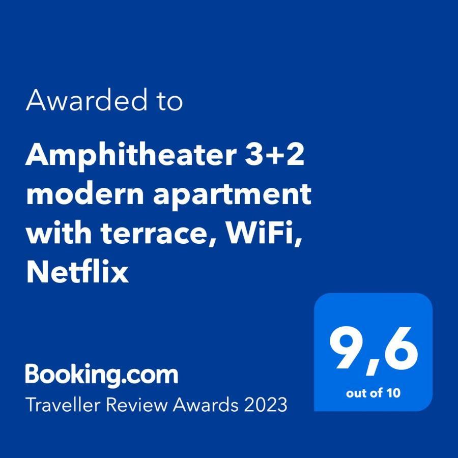 Amphitheater 3+2 Modern Apartment With Terrace, Wifi, Netflix Pula Extérieur photo